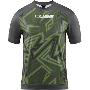 CUBE ATX TM Short-Sleeved Jersey Green/Grey 0
